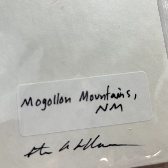 Mogollon Mountains New Mexico photograph SIGNED 5 x 7 in 8 x 10 mat - Picture 3 of 3